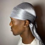Grey Silky Durag